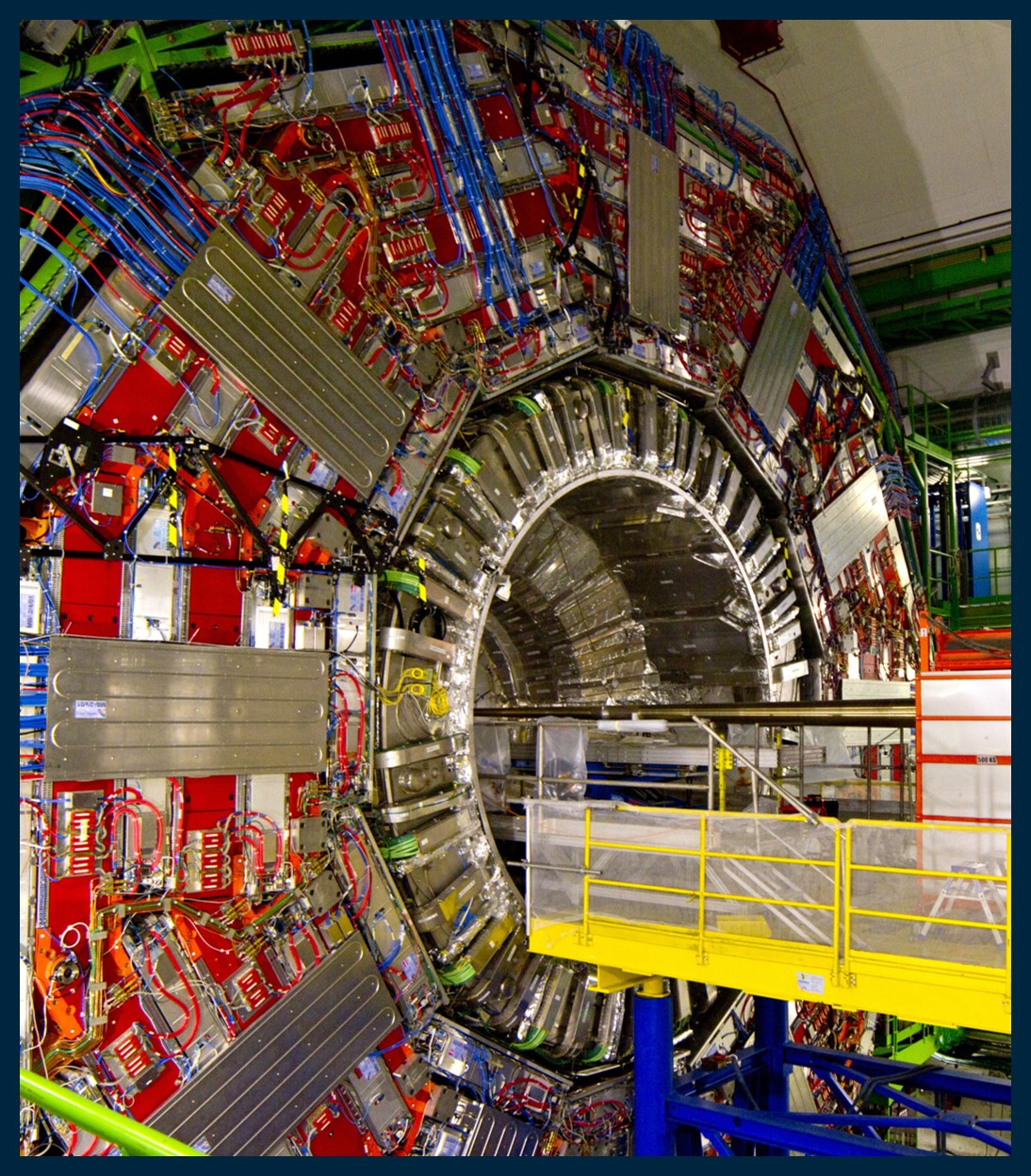 The Large Hadron Collider at Geneva, Switzerland.